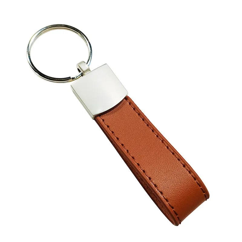 Custom leather keychain